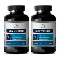 Detox - Kidney Support Complex - Kidney Nutrition Detox Capsules - 2 Bottles 120 Capsules