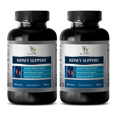 Detox - Kidney Support Complex - Kidney Nutrition Detox Capsules - 2 Bottles 120 Capsules