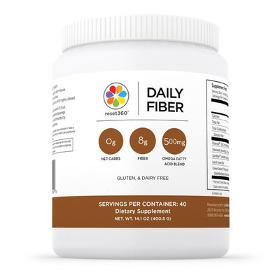 Gluten Free Fiber Powder for Daily Intake - Dietary Supplement for Weight Loss from Dr Sara Gottfried Author of The Hormone Cure – Reset360