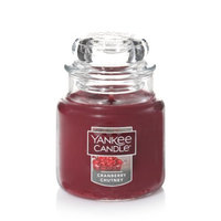 Newell Brands Yankee Candle Small Jar Candle, Cranberry Chutney