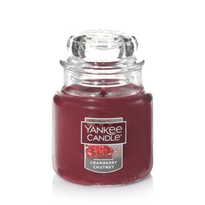 Newell Brands Yankee Candle Small Jar Candle, Cranberry Chutney