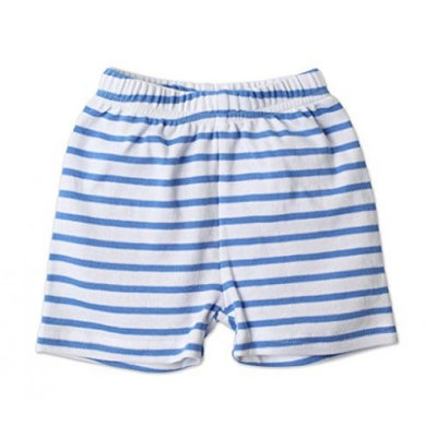 Zutano Baby Shorts- Periwinkle Breton, 18 Months