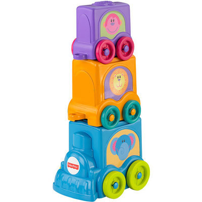FISHER PRICE Fisher-Price Growing Baby Stack & Roll Choo-Choo