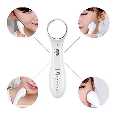 Fabura Portbale Home Travel Ion Vibration Beauty Device Facial Massager Skin Tighten Face Whitening Wrinkle Removal Device