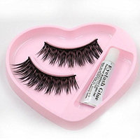 Leoy88 1 pair Natural Long Thick False Eyelashes for Women Girls Makeup