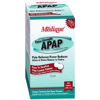 Medique APAP Acetaminophen Extra Strength 500mg Pain Relief 3 Boxes ( 1500 caplets ) MS-71235