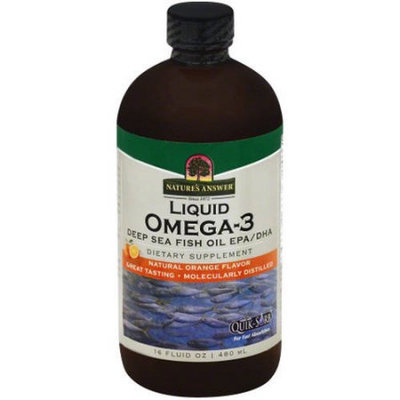 Natures Answer Liquid Fish Omega 3 Oil Epa, 16 OZ