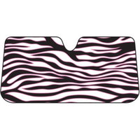 Plasticolor Pink Safari Bubble Accordian Sunshade