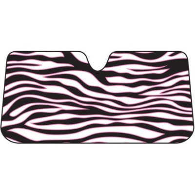 Plasticolor Pink Safari Bubble Accordian Sunshade