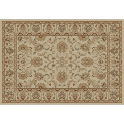 Merinos Oushak Floral Framed Rug