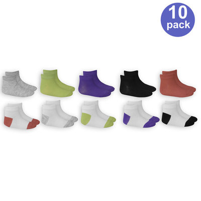 BabyToddler Girl Everyday Ankle Socks, 10-pack