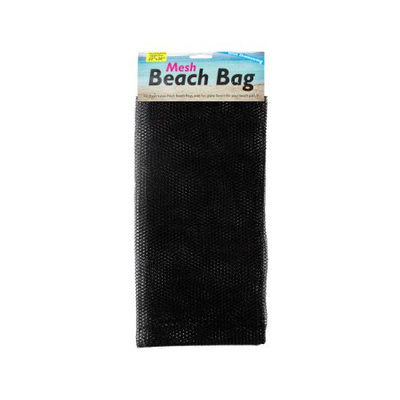 Kole Imports Mesh Beach Bag with Drawstring Case Of 12
