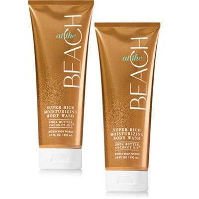 Bath and Body Works 2 Pack At the Beach Moisturizing Body Wash 10 Oz