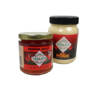 Tabasco Spicy Mayonnaise 16 Oz and Tabasco Pepper Jelly 10 Oz