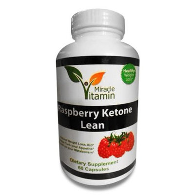 Miracle Vitamin Raspberry Ketones Plus+ Weight Loss Supplement and Appetite Suppressant