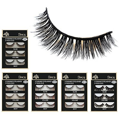 3D Eyelash Cinidy New Lashes 30Pairs 5 Styles Lashes Handmade False Eyelashes Set Natural Soft and Comfortable