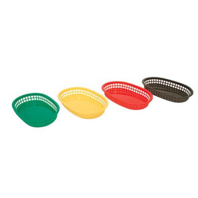 Update International BB107R Red Fast Food Baskets