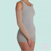 Juzo 2002CGRSB06 III Soft Circular Knit Arm Sleeve 30-40 mmHg Regular with Silicone Border - White