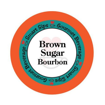 Smart Sips COFBROSUGE24 Brown Sugar Bourbon Gourmet Coffee for All Keurig K-cup Machines 24 Count