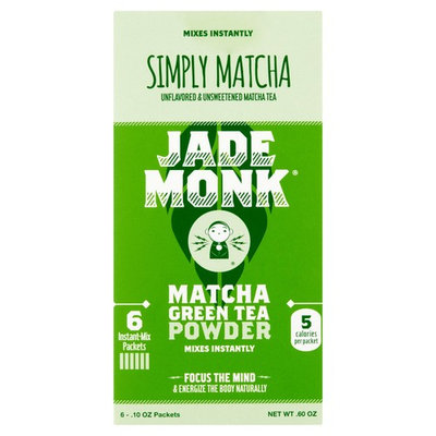 Jade Monk Matcha Green Tea Powder, .10 oz, 6 pack