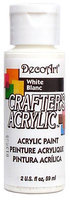 DecoArt Crafters Acrylic 2 oz. bottle white