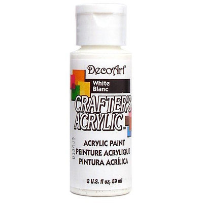 DecoArt Crafters Acrylic 2 oz. bottle white