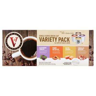 Trilliant Food And Nutrition Victor Allen's Coffee Variety Pack Coffee Single Serve Brew Cups, .34 oz, 96 count