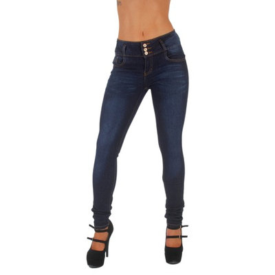 Style N039 Colombian Design, Mid Waist, Butt Lift, Levanta Cola, Skinny Jeans