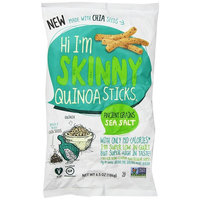 Hi I'm Skinny Sticks Quinoa Sticks, Sea Salt, 6.5 Ounce (Pack of 12)