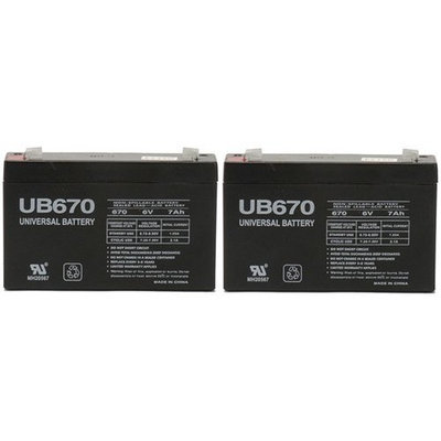6 volt 7.0 Ah Rechargeable Battery - 2 Pack