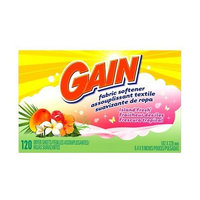 Gain Dryer Sheets-Island Fresh-120 count (Pack of 5) by GAIN