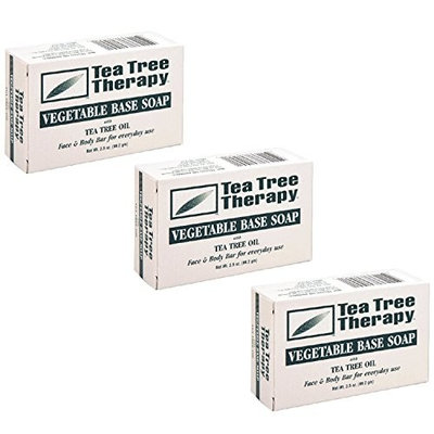 Tea Tree Therapy, Soap Bar, Vegetable Base, 3.5 oz