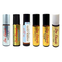 Don Eduardo Pheromone Infused Parfum Set for Men to Attract Women (Absolute, Spice-U, Amber Oud, Bandolero, Black Baron Elixir, Promiscuous), 10ml Rollon Bottles, Complimentary Natural Pheromone Vial