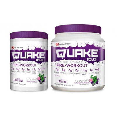 Scivation Quake 10.0 Pre-Workout - Watermelon Bubblegum - 20 Serving & 40 Serving