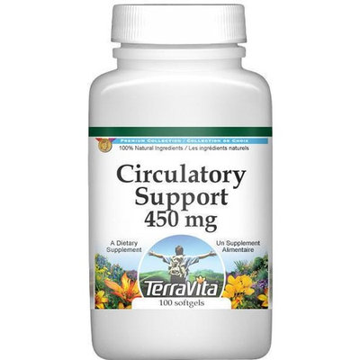 Circulatory Support - Ginkgo and Hawthorn - 450 mg (100 capsules, ZIN: 514013)