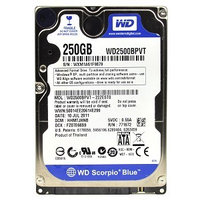 Western Digital Scorpio Blue 250GB Internal Hard Drive - OEM