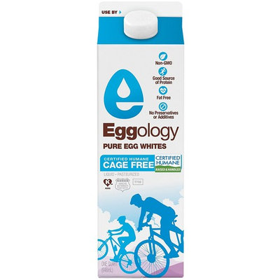 Eggology Certified Humane Cage Free Pure Egg Whites, 32oz, 12 count