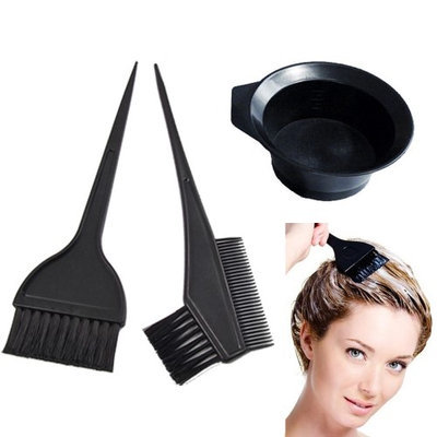 Atb Salon Hair Coloring Dyeing Kit Color Dye Brush Comb Mixing Bowl Tint Tool Bleach
