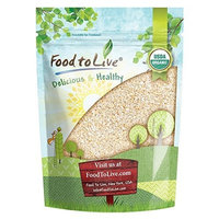 Organic Oat Bran by Food to Live (Non-GMO, Raw, High Fiber Hot Cereal, Milled from High Protein Oats, Vegan, Bulk, Product of the USA) — 1 Pound