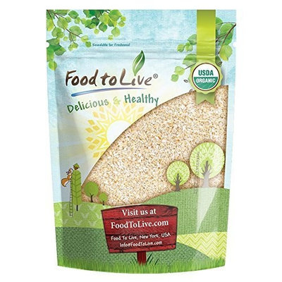 Organic Oat Bran by Food to Live (Non-GMO, Raw, High Fiber Hot Cereal, Milled from High Protein Oats, Vegan, Bulk, Product of the USA) — 1 Pound