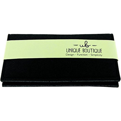 Unique Boutique Felt Wallet - Black(pack Of 28)