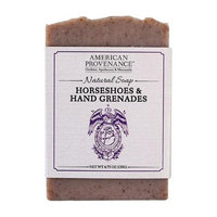 American Provenance 232441 4.75 oz Horseshoes & Hand Grenades Bar Soap