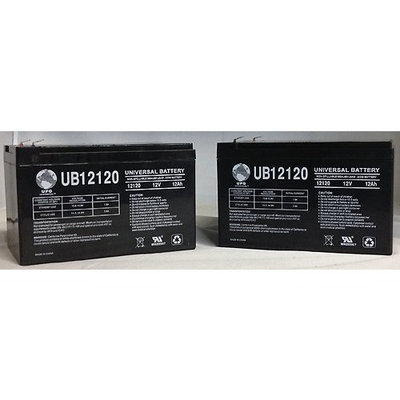 12V 12Ah Shoprider Jimmie UL8WPB UL8WPBS Scooter Battery - 2 Pack