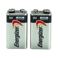 Energizer Max 9 Volt Battery, 2 ct
