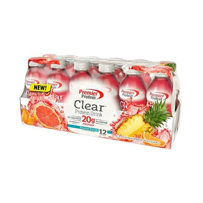 Premier Protein Clear Protein Drink, Tropical Punch (16.9 fl. oz, 12 pk.)