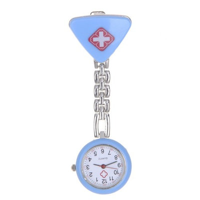 VANKER Cross Nurse Fob Clip On Brooch Hanging Pocket Watches Quartz Watch Fob Watch Battery Powered