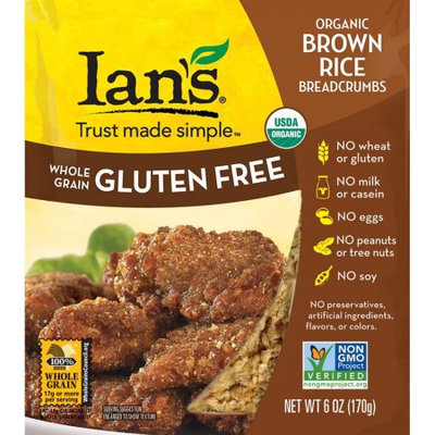 Ian's Natural Foods Organic Brown Rice Breadcrumbs 6 oz - Vegan