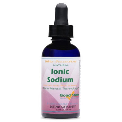 Good State Liquid Ionic Sodium Ultra Concentrate - 10 Drops Equals 70 Mg - 100 Servings Per Bottle
