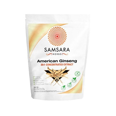 American Ginseng Extract Powder (8oz/227g) 20:1 Concentrated Extract - Energy, Stamina, Anti-Aging