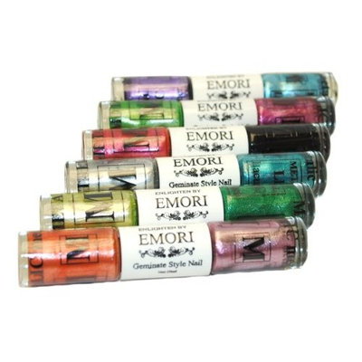 Emori (TM) Studio 12 Metallic Color Nail --- Dual Nail Polish Combo Kit (Nail Lacquer)